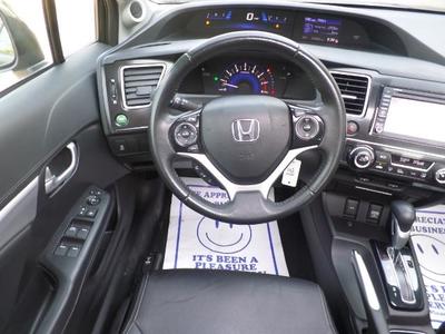 2013 Honda Civic EX-L w/Navi , RVC, SUNROOF, SILVER Sedan