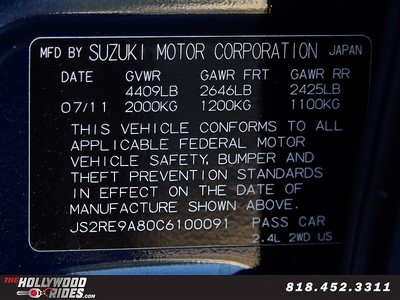 2012 Suzuki Kizashi SLS Sport